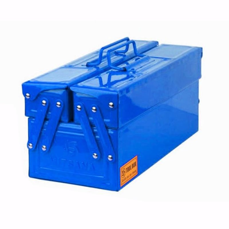 MITSANA-กล่องเครื่องมือสีน้ำเงิน-2-ชั้น-14นิ้ว-08-ยxกxส-13-77x6-29x6-29-6ใบ-ลัง
